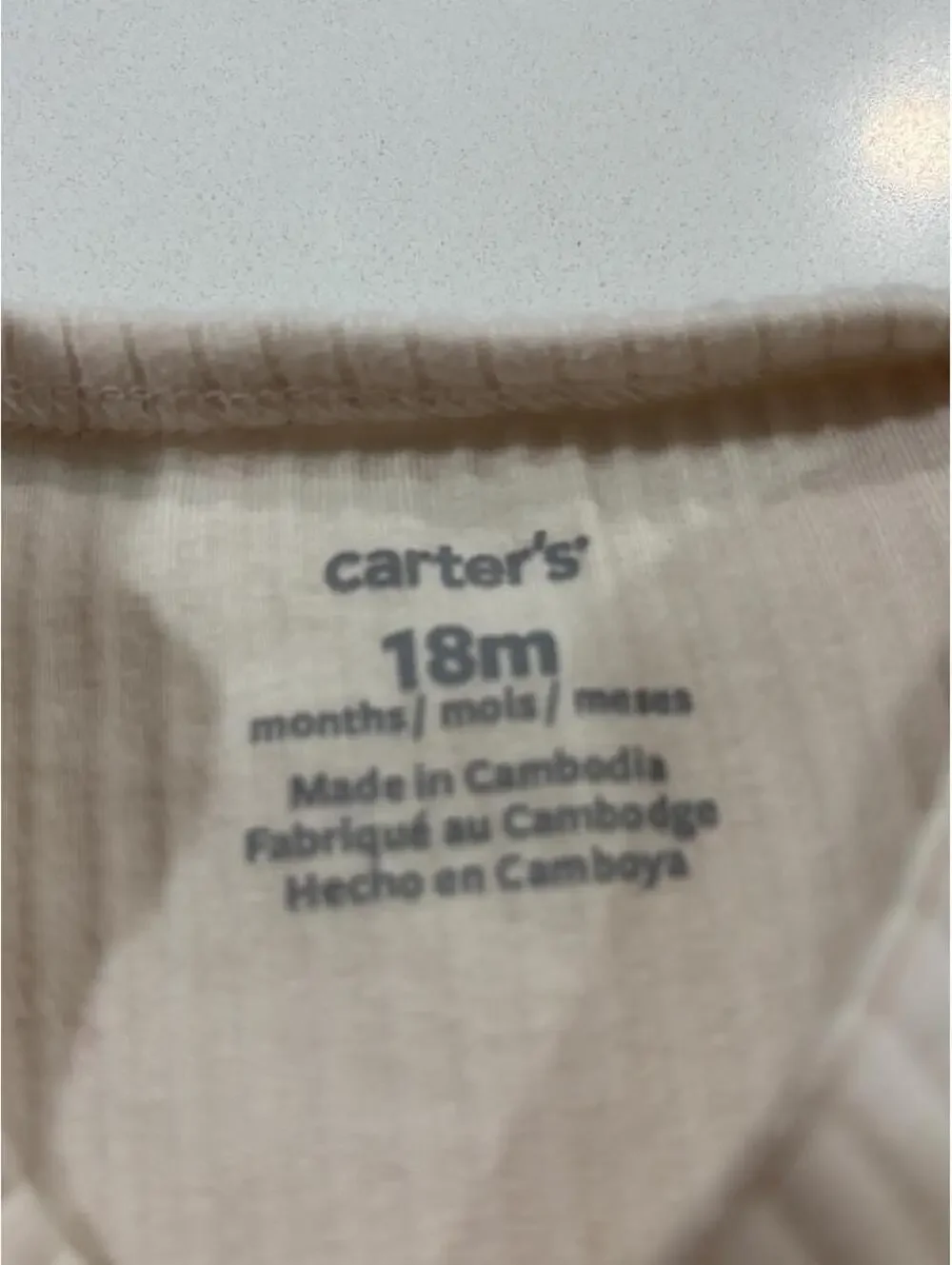 Carter's Kid's Cream and White Bundl